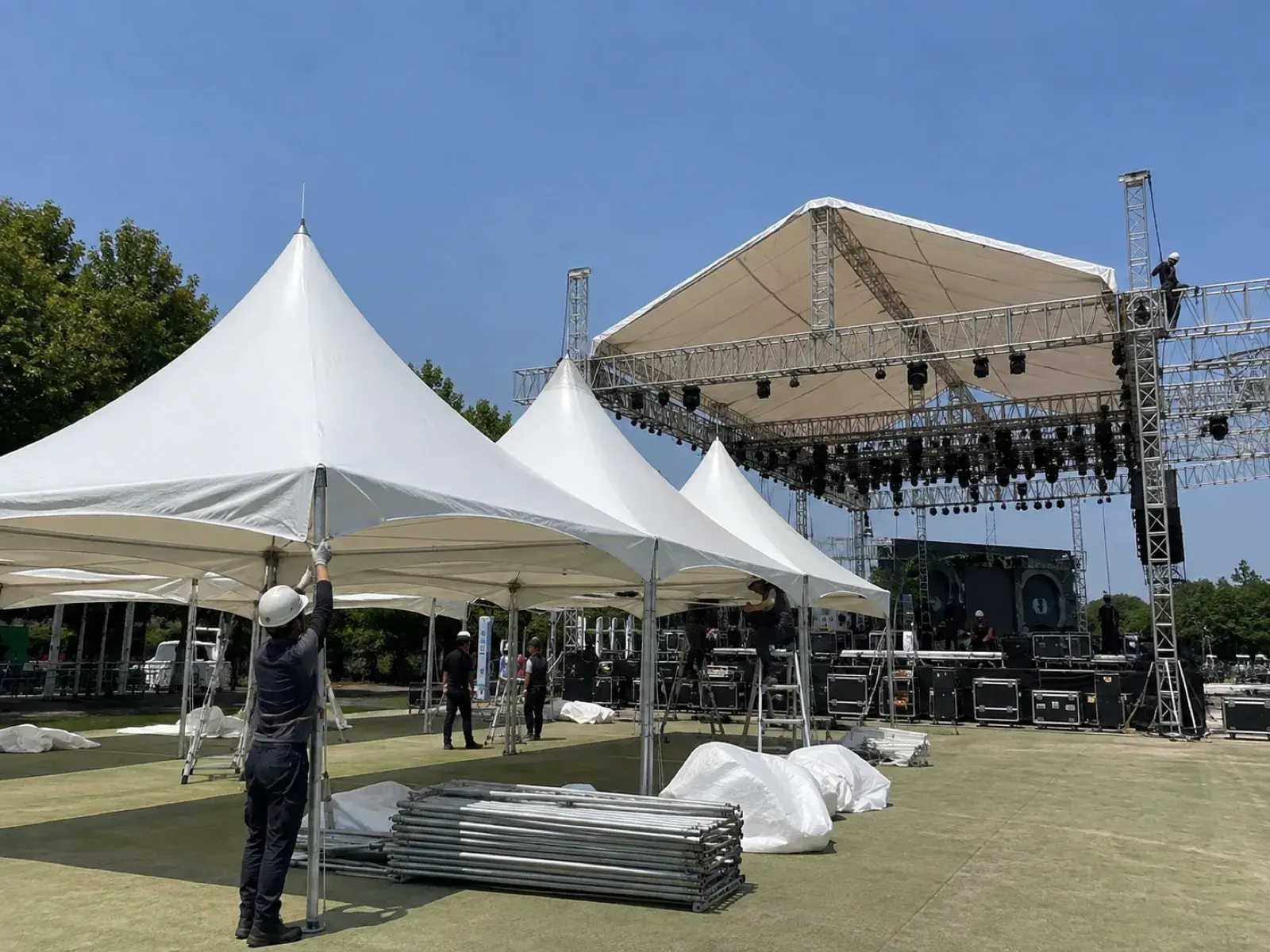 부스·텐트 설치